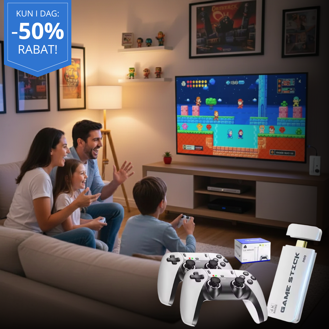 GameVault™ | HDMI Stick 64GB og 40.000 Retro Spil