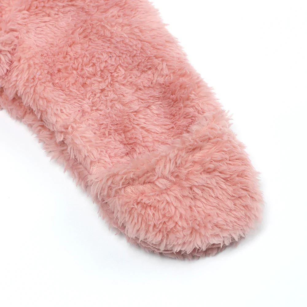 SnugBear™ | Blød babyfleece-dragt med bjørnehætte