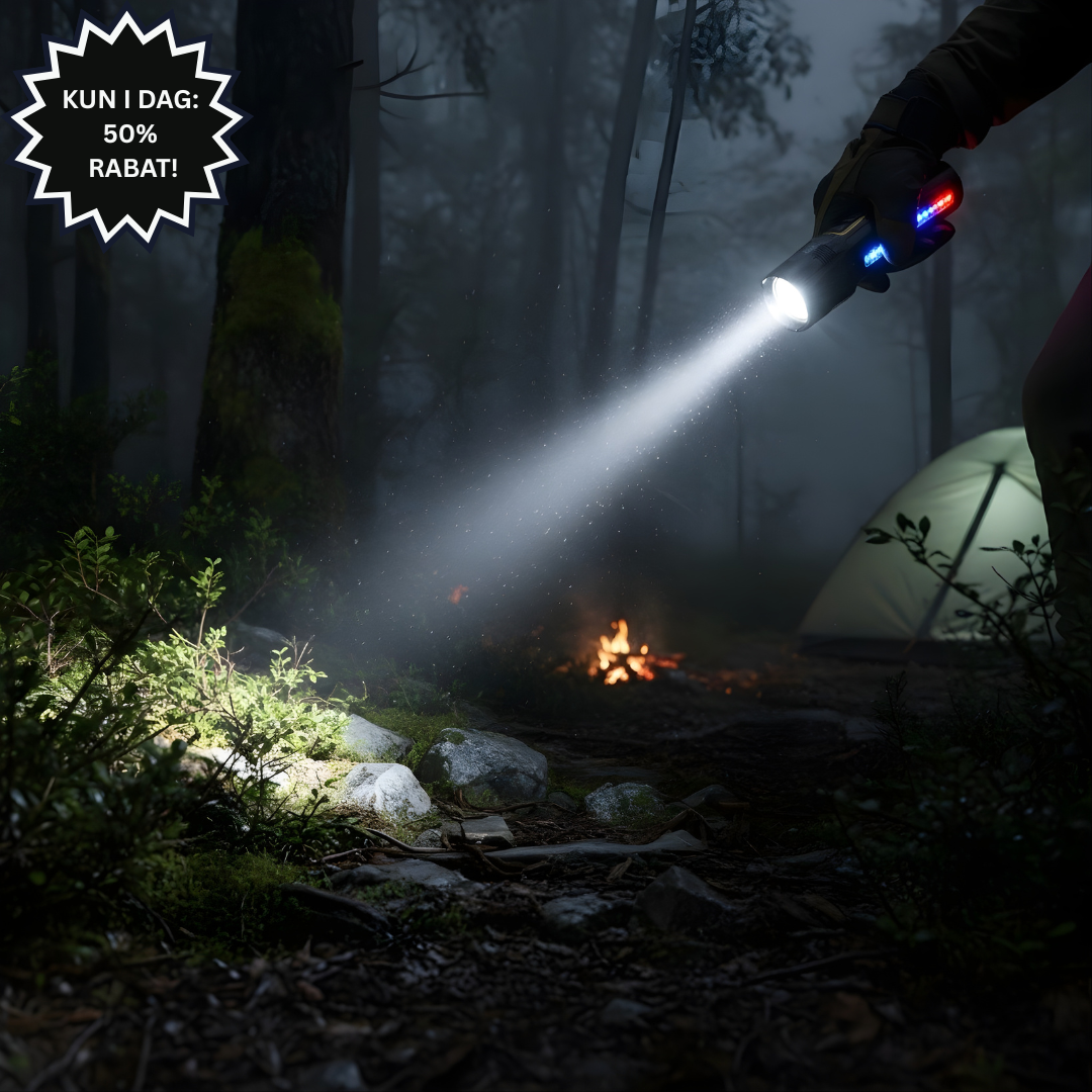 SuperBright™ | 300m Genopladelig LED-Powerlampe