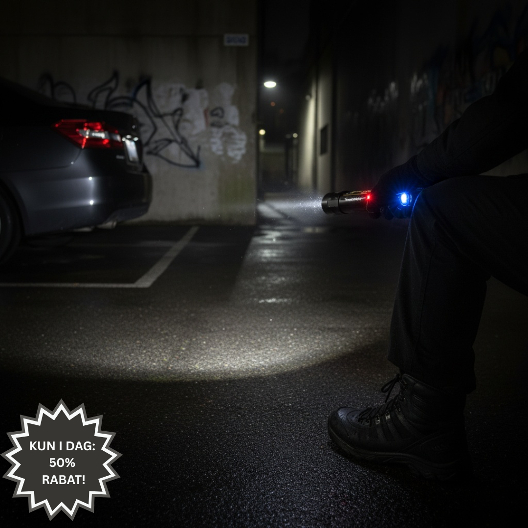 SuperBright™ | 300m Genopladelig LED-Powerlampe