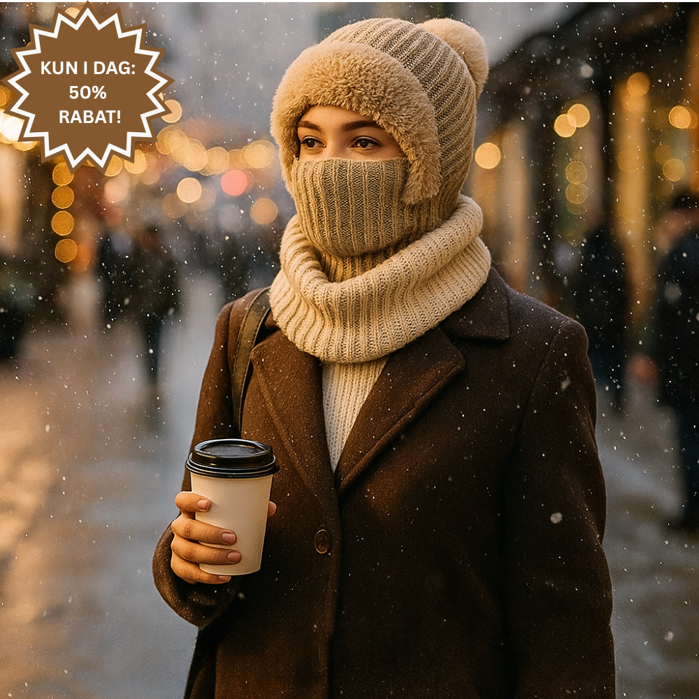 FrostShield™ | Vinterhat med Halsrør