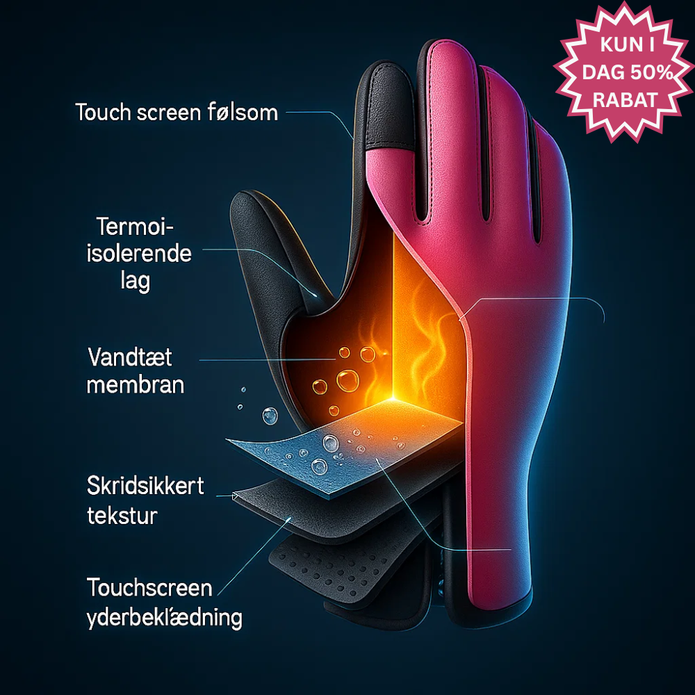 TouchGlove™ | Ultra-varme vinterhandsker til mænd og kvinder